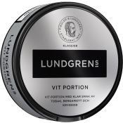 Lundgrens Vit Portion 17.6 Gram.