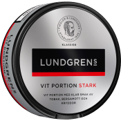 Lundgrens Vit Portion Stark 17.6 Gram.