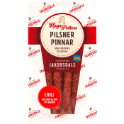Pilsnerpinnar Chili 80g Jakobsdals.