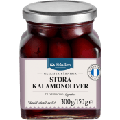 Kalamonoliver stora 300g ICA Selection.