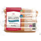 Grillkorv 500g ICA.