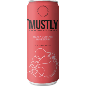 Kolsyrad Äppelmust Blueberry Coldpress 33cl Mustly.