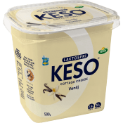 Cottage cheese Vanilj 2,9% Laktosfri 500g KESO®.