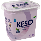 Cottage cheese Blåbär 2,9% 500g KESO®.