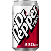 Läsk Zero 330ml Dr Pepper.