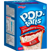 Fyllda Bakverk Poptarts Jordgubbsmak 6-pack 385g Kellogg's.