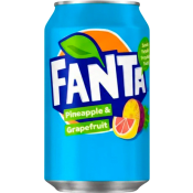 Läsk Pineapple & Grapefruit 330ml Fanta.
