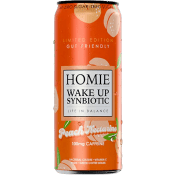 Energidryck Wake Up Synbiotic Peach Nectarine 330ml Homie.