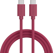 USB-C till USB-C 2m vinröd Smartline.