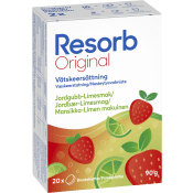 Vätskeersättning Sommar Strawb/Lime 20-p Resorb.