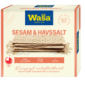 Knäckebröd Sesam Havssalt 190g Wasa.