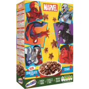 Disney Marvel chocolate stars 375g Weetabix.