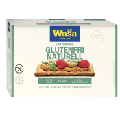 Knäckebröd Naturell glutenfri 240g Wasa.