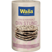 Knäckebröd Din Stund Mini Chia & Havssalt 270g Wasa.