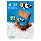 Isglass Cola Ej fryst 8-p 480ml Sun Lolly.