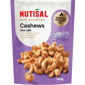 Cashewnötter Sea Salt 140g Nutisal.