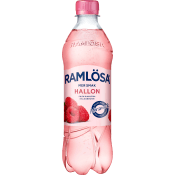 Kolsyrat Vatten Mer Smak Hallon 50cl Ramlösa.