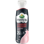 Proteinshake Jordgubb & Hallonsmak Laktosfri 500g Arla®.