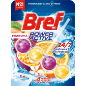 Toalettrengöring Power Active Fruitopia 50g WC Bref.