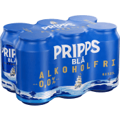 Öl A.fri 6x33cl Pripps Blå.