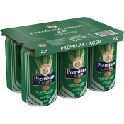 Öl ljus lager 2.8% 33cl 6-pack 2.8% Spendrups.