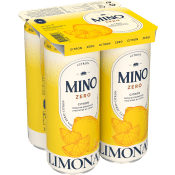 Läsk Zero lemonad Citron 4-p 33cl Mino.