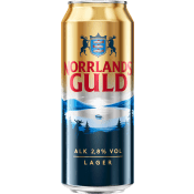 Öl ljus lager 2.8% 50cl Norrlands Guld.