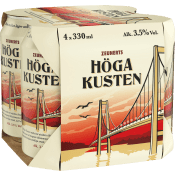 Öl Höga Kusten 3.5% 4-pack 33cl Zeunerts.