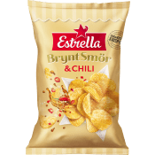 Chips Brynt smör & chili 275g Estrella.
