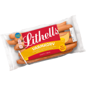 Varmkorv med Skinn 360g Lithells.