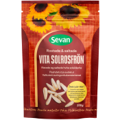 Vita Solrosfrön Rostade Saltade 200g Sevan.