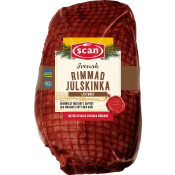 Julskinka Färsk Lättrökt Rimmad ca 1,8kg Scan.