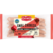 Chorizo Smal 76% Kötthalt 240g Scan.