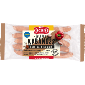 Kabanoss Ízletes Paprika och Kummin 90% Kötthalt 240g Scan.