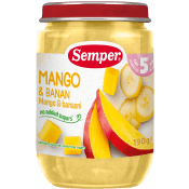 Mango & banan Från 5m 190g Semper.