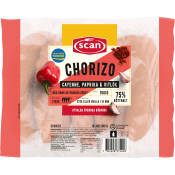 Kryddkorv Chorizo Cayenne och Paprika 75% Kötthalt 900g Scan.