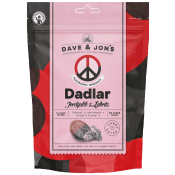 Dadlar Peacemärke Jordgubb och Lakrits 125g Dave & Jon's.