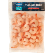 Vannameiräkor Kokta Skalade Med Stjärt 300g Fisherman Seafood.