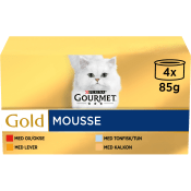 Kattmat Mixade smaker 4-p 340g Gourmet.