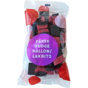 Fudge Hallon & Lakrits ca215g Finsk Lakrits.