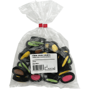 Lakrits Fruktblandning ca215g Finsk Lakrits.