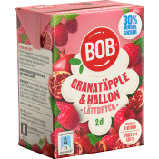 Lättdryck Granatäpple & hallon Koncentrat 2dl BOB.