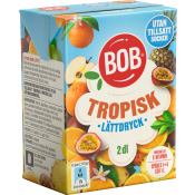 Lättdryck Tropiska frukter sockerfri 20cl BOB.