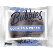 Glass Mochi Cookies & Cream 35g Bubbies.