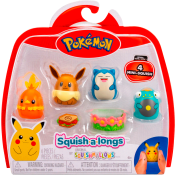 Squish-a-longs Squishmallows Pokemon 4p.