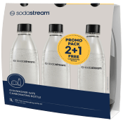 PET-flaska 1L DWS Fuse 3-pack Sodastream.