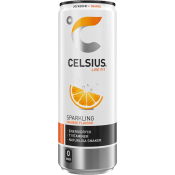 Energidryck Orange Rush 35.5cl Celsius.
