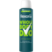 Deodorant Spray All Body Active Fresh 150ml Rexona.