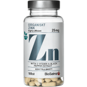 Kosttillskott Zink 25mg + C-vitamin & Nypon BioSalma.