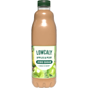 Frukostdryck Äpple & Päron Sockerfri 1000ml Lowcaly.